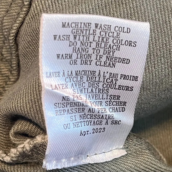 Z Supply Noah Cargo Pant in Evergreen size Large NWOT High waist Ankle Length - Picture 11 of 11